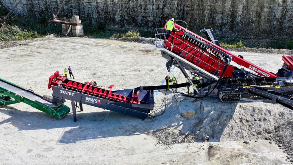 MWS S190 Feeding Sand Screw